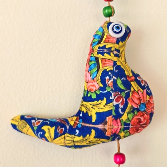 Wall Decorating Amen Bird Blue Evil eyes 12"×5" - Picture 4 of 8